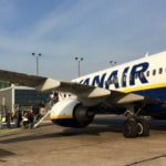 Ryanair beim Boarding