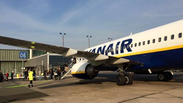 Ryanair beim Boarding